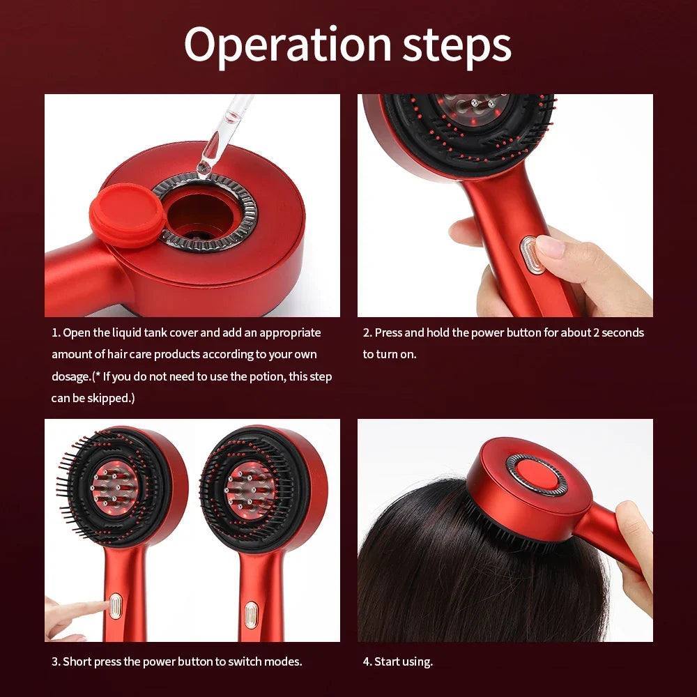 Wellnesfy™ Electric Hair Scalp Massage Brush
